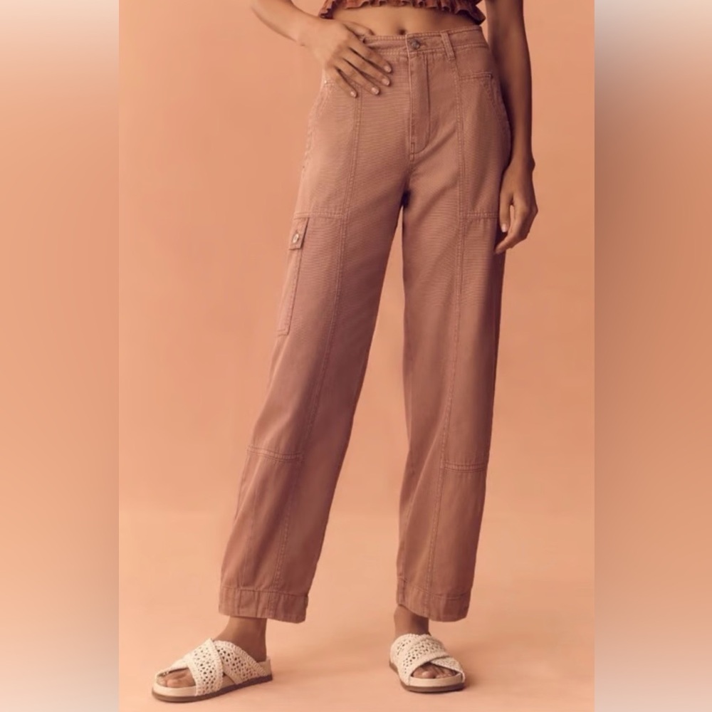 Anthropologie Brown Cargo Pants